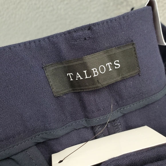 Talbots Newport Pants Trousers Womens Size 16 Blue Navy - Picture 12 of 14